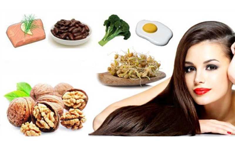 مواد تغذیه‌ای مناسب در کنترل ریزش مو